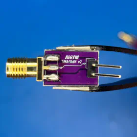 Assembled SMA to Whatever PCB.